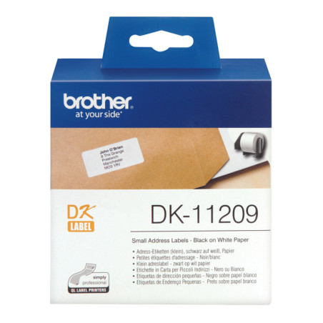 DK11209 BROTHER Rollo de  Etiquetas de 62x29mm de 800 Uds.