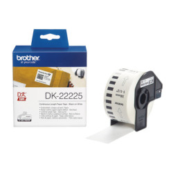 DK22225 BROTHER Rollo de Papel Continuo Blanco de 38mm x 30