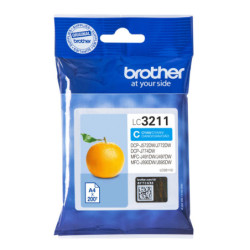 LC3211C BROTHER  Cartucho de tinta cian LC3211C