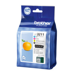 LC3211VAL BROTHER Pack de 4 cartuchos de tinta negro