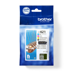 LC421VAL BROTHER Pack de 4 cartuchos de tinta negro