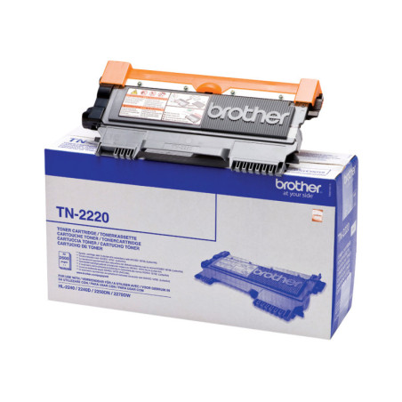 TN2220 BROTHER HL2240D/2250DN/2270DW/fax 2840 Toner 2.600 paginas