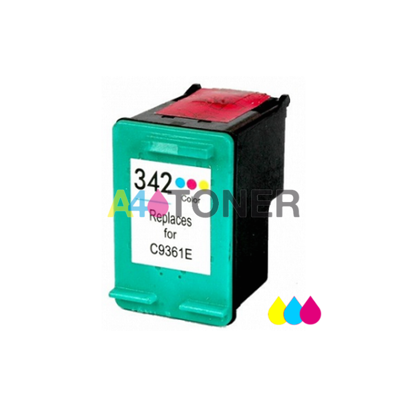 HP 342 tricolor cartuchos de tinta compatibles