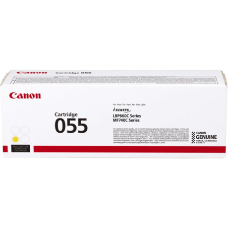 3013C002 CANON Toner 055 Y LBP660 amarillo 2.100p