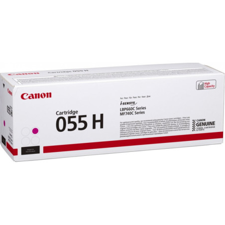 3018C002 CANON LBP663 LBP664 MF742 MF744 MF745 MF746 055H Toner magenta alta capacidad