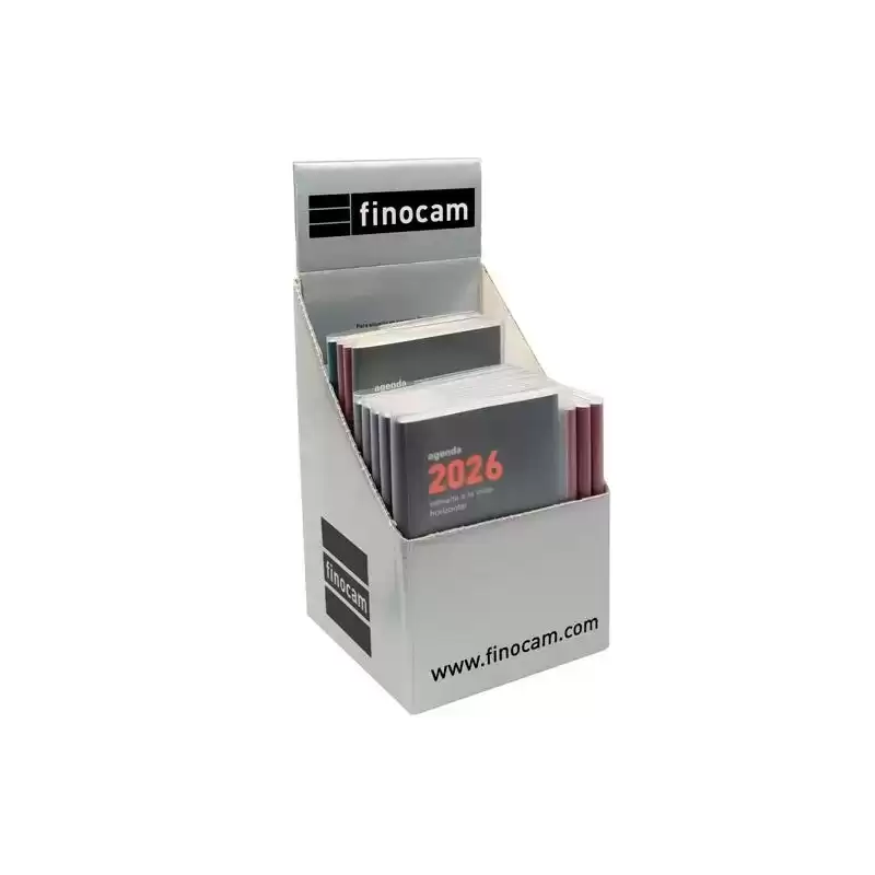 331180126 FINOCAM AGENDA PLANA MIN/COC CAJA EXPOSITOR 12 UD 2026