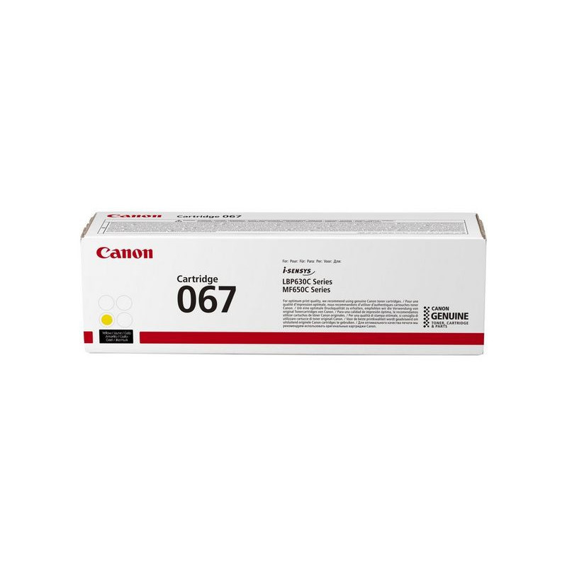 5099C002 CANON - TONER 067 Y: AMARILLO 1.250P.