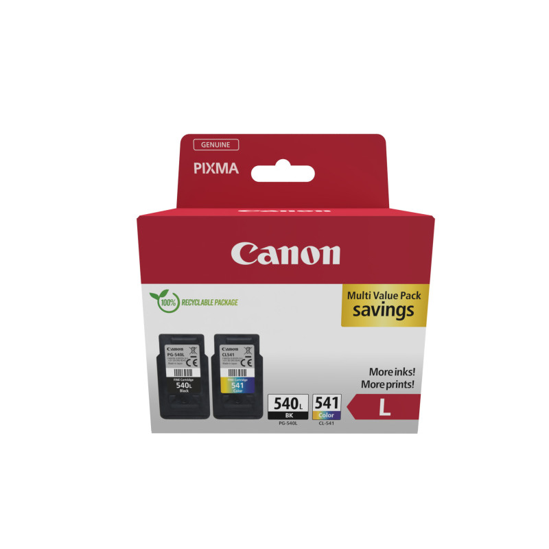 5224B013 CANON Pack PG540L/CL541XL +50h glossy photo paper carton SEC con alarma