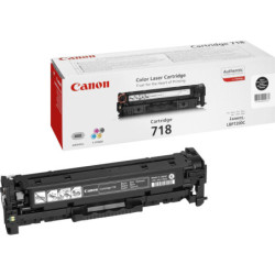 2662B002 CANON TONER LASER NEGRO LBP-7200/MF8580CDW 718BK 3.400 pag.