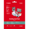 0775B077 Canon Papel PACK 10 10X15 5 Tarj.FELICITACION 5 SOBRES (GCP-101)