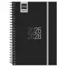 633486026 FINOCAM AGENDA PARA ESTUDIANTES ESPIRAL E8 - 120X171MM SVH NEGRO 2025-2026