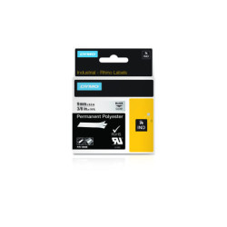 18508DMO DYMO RHINO Cinta ID1-9 Negro/transparente polyester