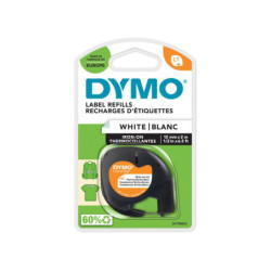 S0718850 DYMO Cinta LT 12mmx4mt -Negro/Blanco para ropa