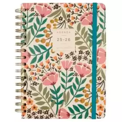 646010226 FINOCAM AGENDA MONIQUILLA ESPIRAL DOBLE E10 - 155X212MM SVH TAPA DURA JARDÍN 2025-2026