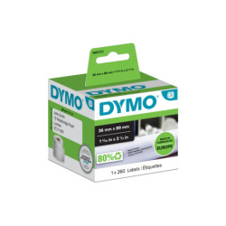 1983172 DYMO Etiqueta LW Etiquetas dirección  89x36mm  1 rollo de etiquetas (260) Papel blanco