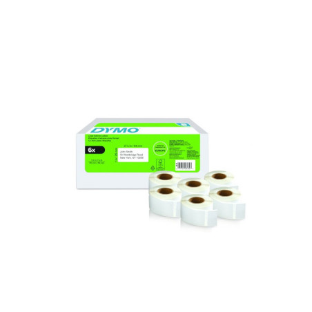 2177564 DYMO Etiqueta LW Multipack Etiquetas  25X54MM RE ADR LBL 500CT EU/AP 6PK FSC VALUE PACK (6 Rollos) Papel blanco