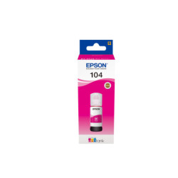 C13T00P340 EPSON tinta 104 EcoTank Magenta ink bottle