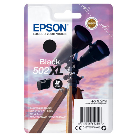 C13T02W14010 EPSON Singlepack Black 502XL Ink
