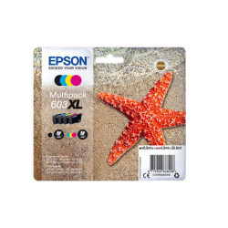 C13T03A64010 EPSON tinta MultiPack XL Estrella de mar 4 tintas 603XL No Tag Multi