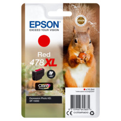 C13T04F54010 EPSON Singlepack ROJO 478XL Claria Photo HD Ink ardilla