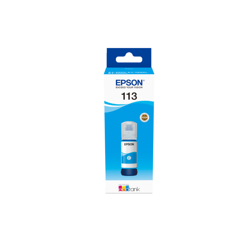 C13T06B240 EPSON tinta Ecotank 113 series Cyan