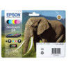 C13T24284021 Epson Claria Photo HD Ink Cartucho Multipack 6 Colores 24 (Alarma Radiofrecuencia)