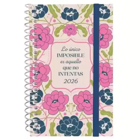 742202526 FINOCAM AGENDA ESPIRAL DESIGN COLLECTION E3-79X127MM SVH TAPA PP IMPOSIBLE 2026