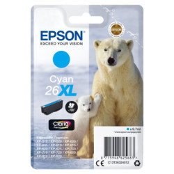 C13T26324012 Epson Claria Premium Cartucho Cian 26XL Alta Capacidad Expression Premium XP-510