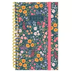 742203026 FINOCAM AGENDA ESPIRAL DESIGN COLLECTION E3-79X127MM SVH TAPA PP FLORA 2026