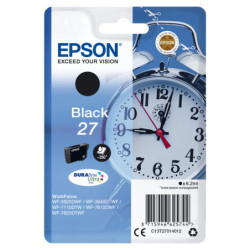 C13T27014012 Epson WorkForce WF-3000 y WF-7000 Cartucho Negro nº27