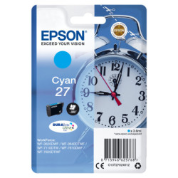 C13T27024012 Epson WorkForce WF-3000 y WF-7000 Cartucho Cian nº27