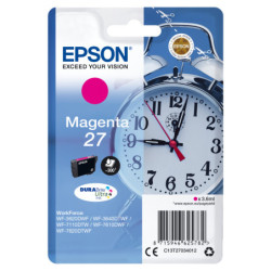 C13T27034022 Epson WorkForce WF-3000 y WF-7000 Cartucho Magenta nº27 (etiqueta RF)