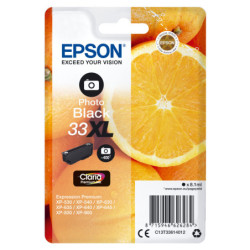 C13T33614012 EPSON Expression Home XP-530/XP630/XP635/XP830 Cartucho Negro Foto 33XL