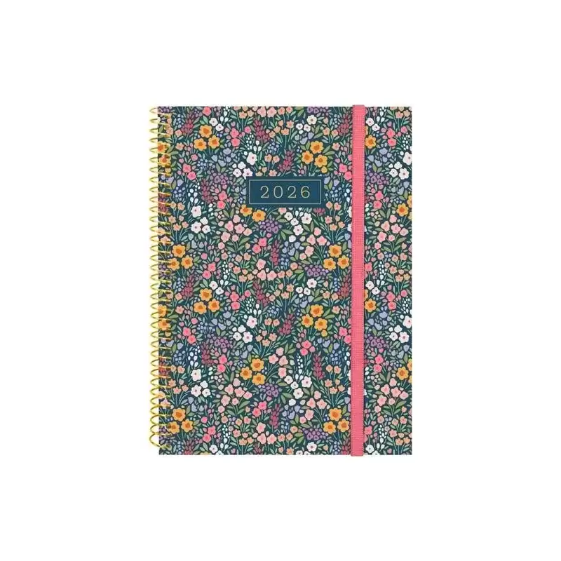 742233026 FINOCAM AGENDA ESPIRAL DESIGN COLLECTION E10-155X212MM SVH TAPA PP FLORA 2026