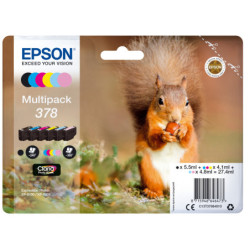 C13T37884010 EPSON Multipack 6-colours 378 Claria Photo HD Ink ARDILLA