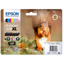 C13T37984010 EPSON Multipack 6-colours 378XL Claria Photo HD Ink ARDILLA