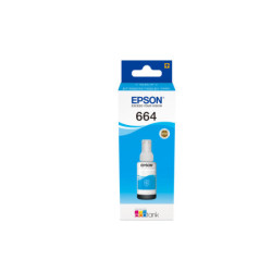 C13T664240 Epson EcoTank L355/L555/ET-2500/2250/4500/4550 Bote Cyan 6.500 Paginas