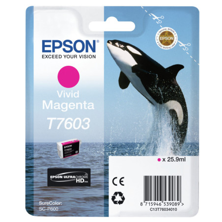 C13T76034N10 EPSON SURECOLOR SC-P600 Cartucho magenta vivo