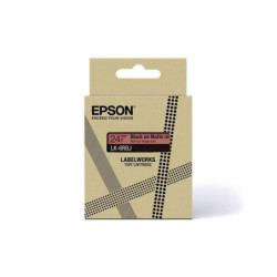 C53S672072 EPSON Cartucho de etiquetas Matte Tape   Red/Black 18mm(8m)   LK-5RBJ