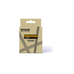 C53S672076 EPSON Cartucho de etiquetas Matte Tape   Yellow/Black 24mm(8m)   LK-6YBJ