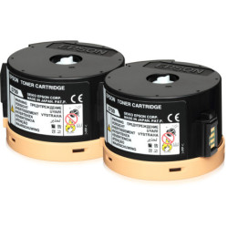 C13S050710 Epson Aculaser AL-M200DN/M200DW Toner Negro (Pack 2)