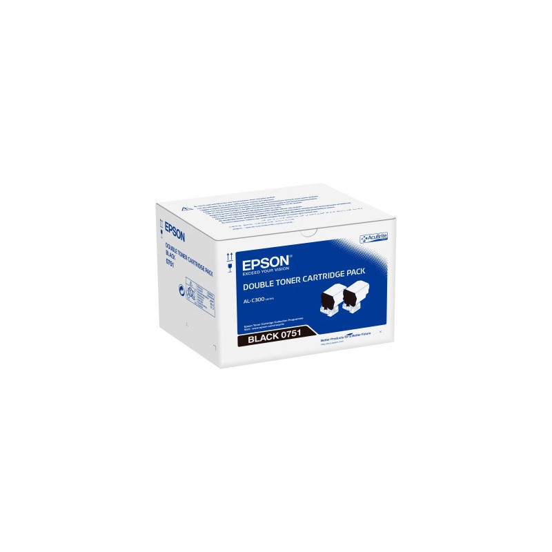 C13S050751 EPSON Doble pack tóner Negro AL-C300