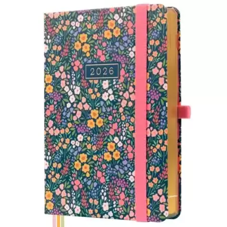 881563826 FINOCAM AGENDA MÍNIMAL DESIGN M4-118X168MM 1DP TAPA DURA FLORA 2026