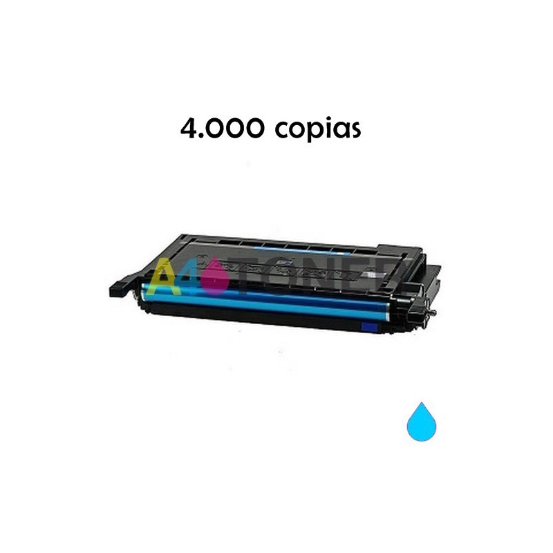 Toner alternativo con CLP600C sustituye al toner original  CLP600C