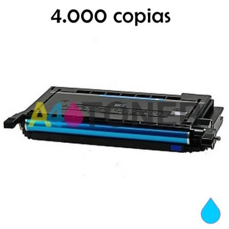 Toner alternativo con CLP600C sustituye al toner original  CLP600C