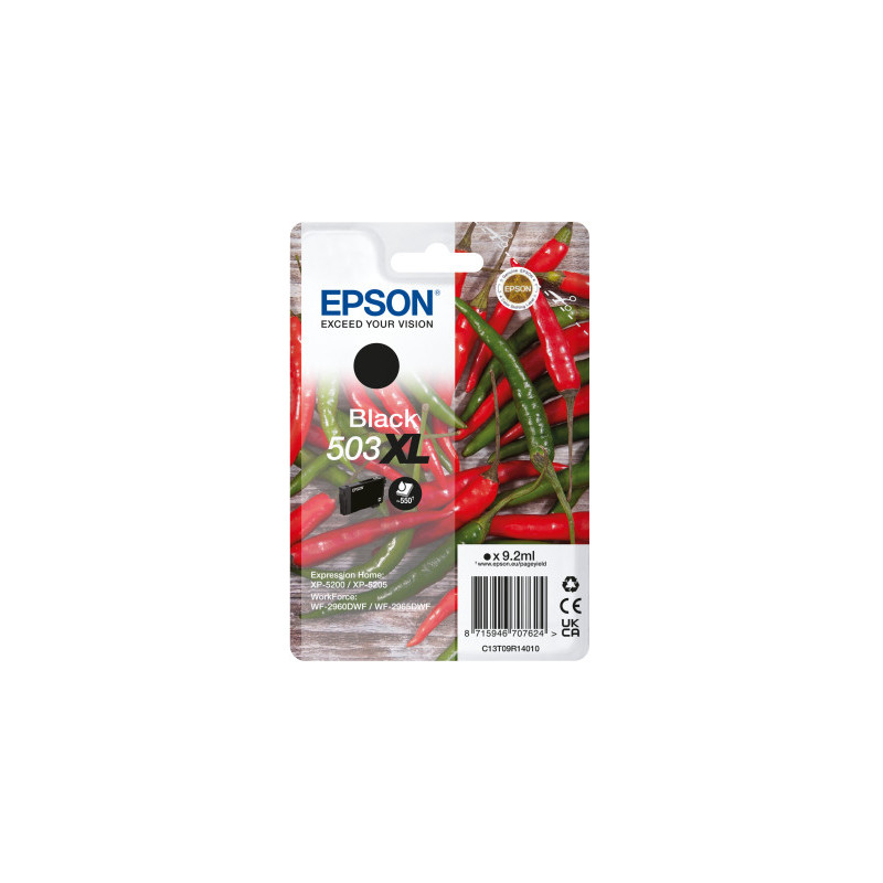 C13T09R14020 EPSON Tinta negra 503XL Pimientos