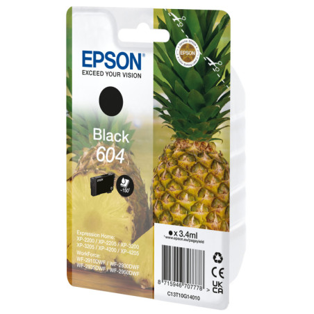 C13T10G14020 EPSON Cartucho Negro 604