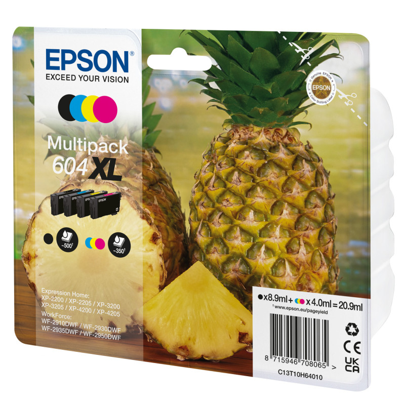 C13T10H64020 EPSON Multipack 4 colores 604XL