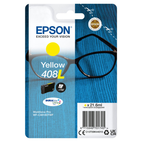 C13T09K44010 EPSON tinta Amarillo Singlepack 408L DURABrite Ultra Ink