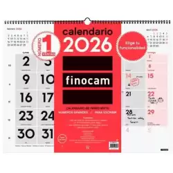 780020026 FINOCAM CALENDARIO DE PARED MIXTO XL-540X420MM MV NEUTRO 2026